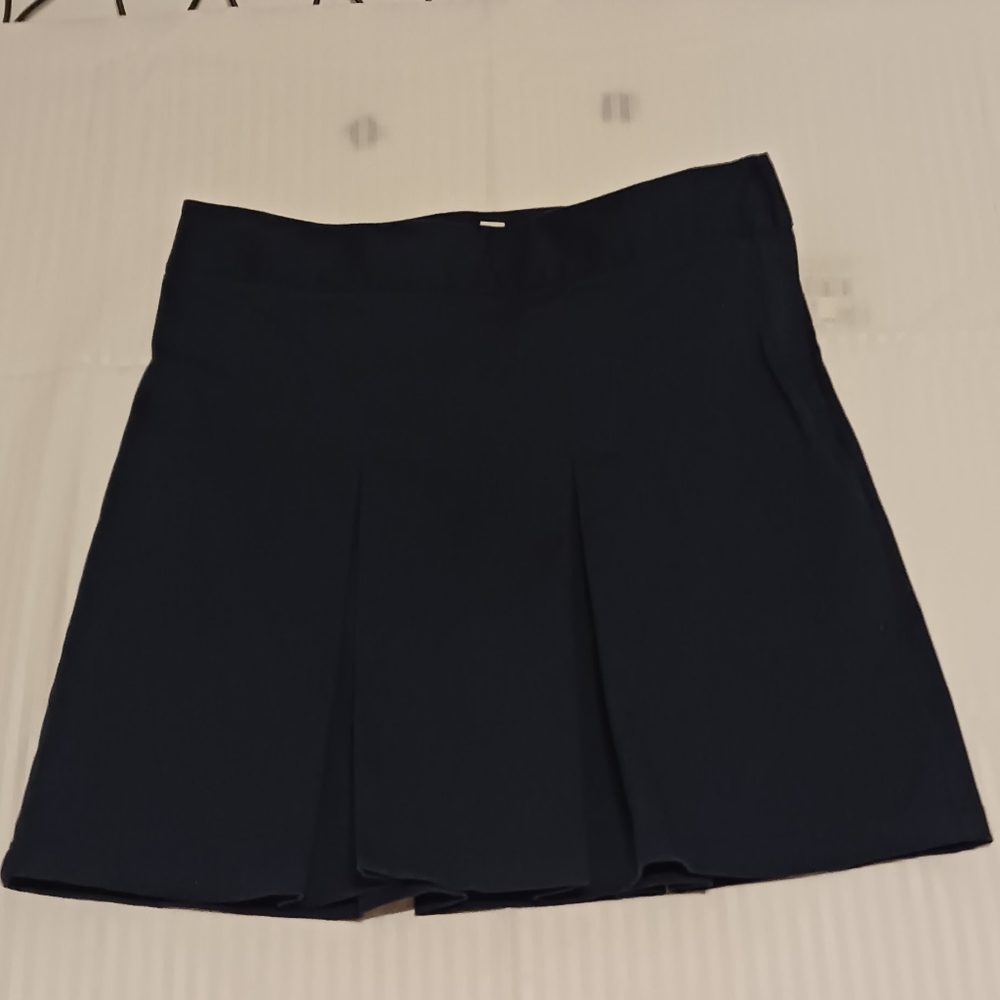 Pat & Jack School Uniforms Black Skorts Mini Skirt 14P Poly-Cotton